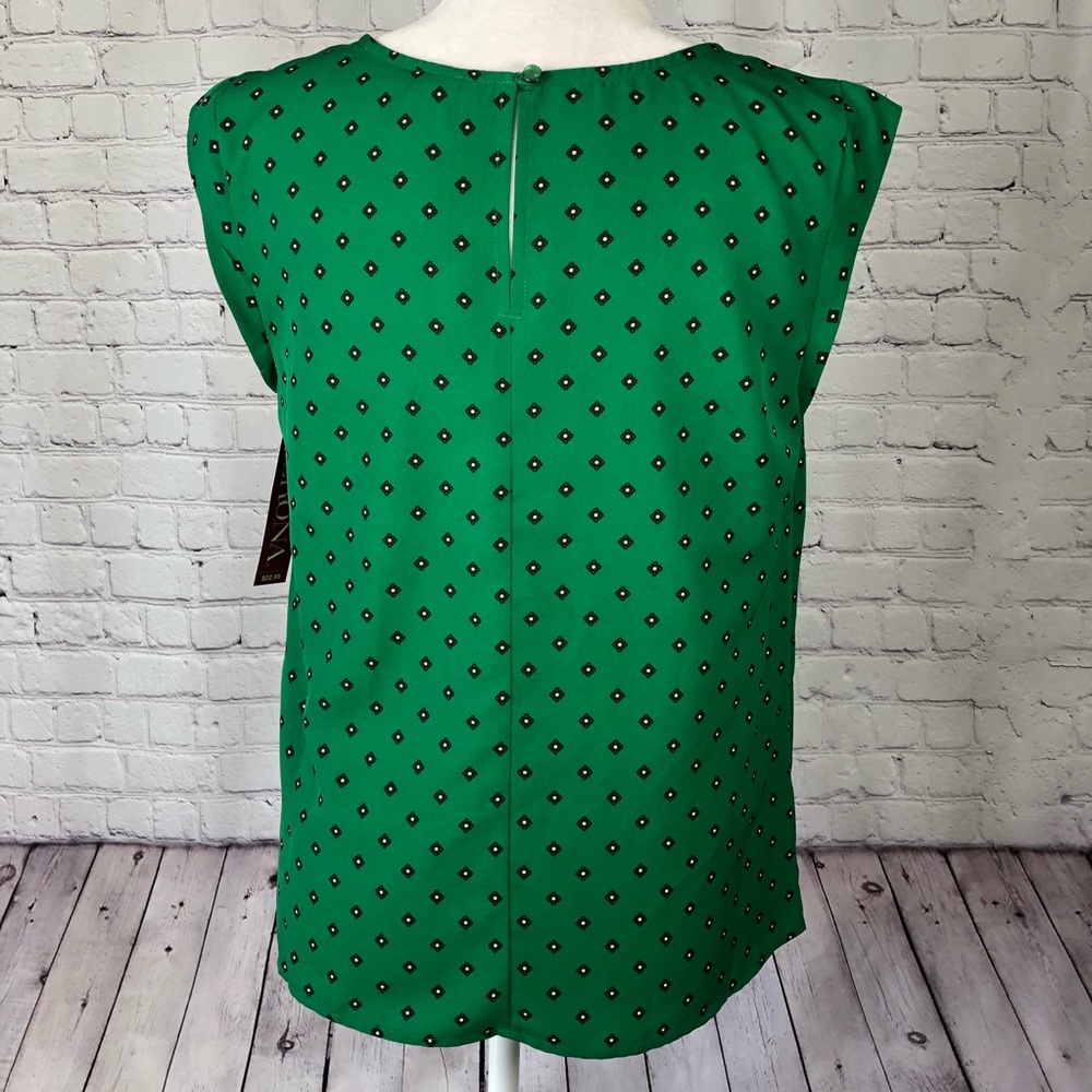 NWT Merona green blouse - Picture 5 of 8